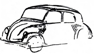 Illustration for article titled The Simplified Conception Of The Volkswagen Beetle